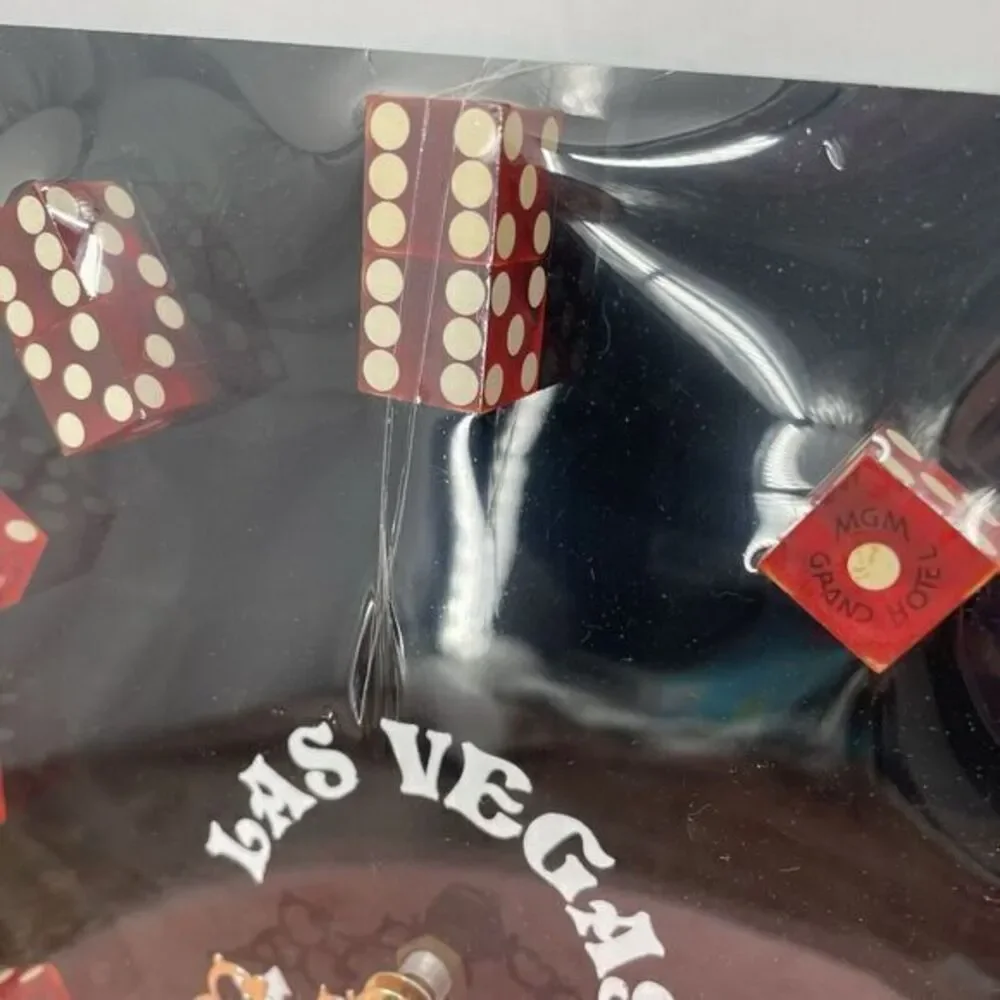 MGM Grand New Old‎ Stock Las Vegas Dice Clock Rare 1960 Hercules Battery